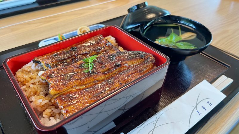 うなぎ勘治郎のうな重 × 天童温泉湯めぐり