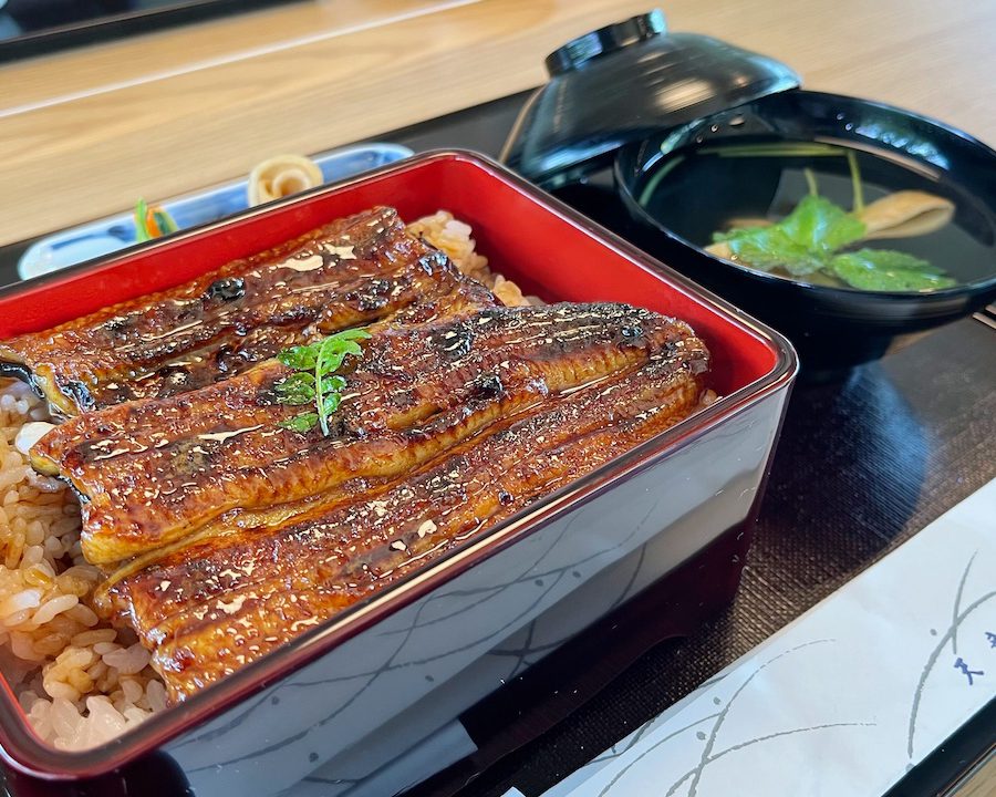 うなぎ勘治郎のうな重 × 天童温泉湯めぐり