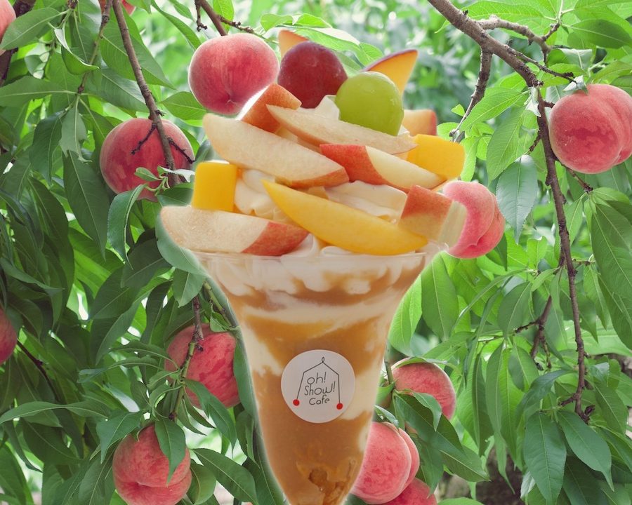果樹園のももパフェ食べる！ももづくしサイクリングツアーTENDO CYCLE FRUITRIP