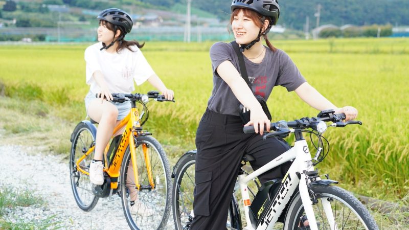 レンタサイクル -電動アシスト付きE-BIKEで天童サイクリング！くだもの狩り、山寺観光にもおすすめ！-
