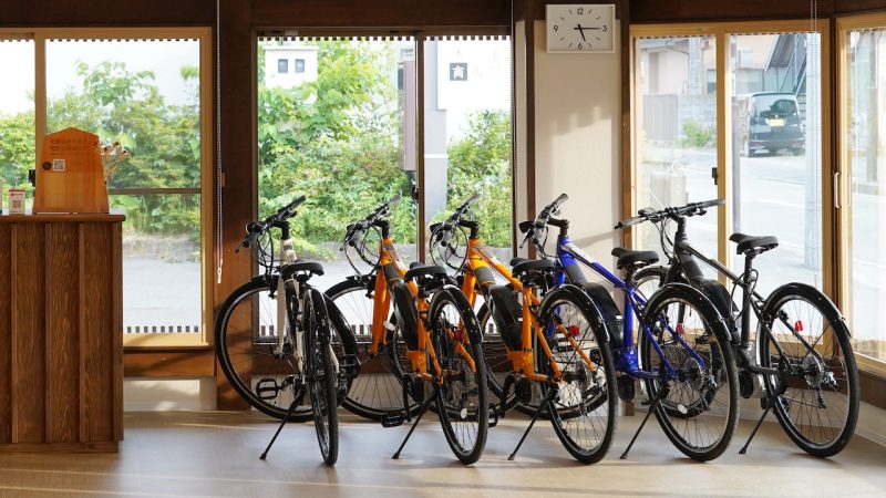 レンタサイクル -電動アシスト付きE-BIKEで天童サイクリング！くだもの狩り、山寺観光にもおすすめ！-