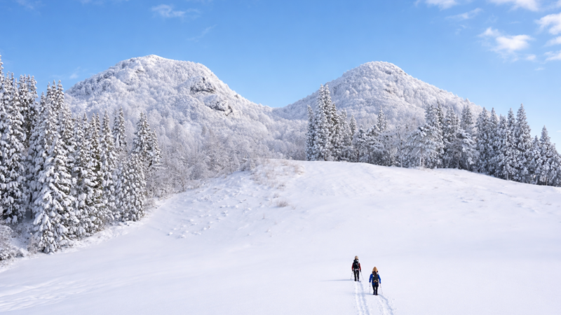 秘境の森スノーシュー＆銀山温泉さんぽツアー -雪山初めてでも安心のガイド同行＆装備レンタル付き-
