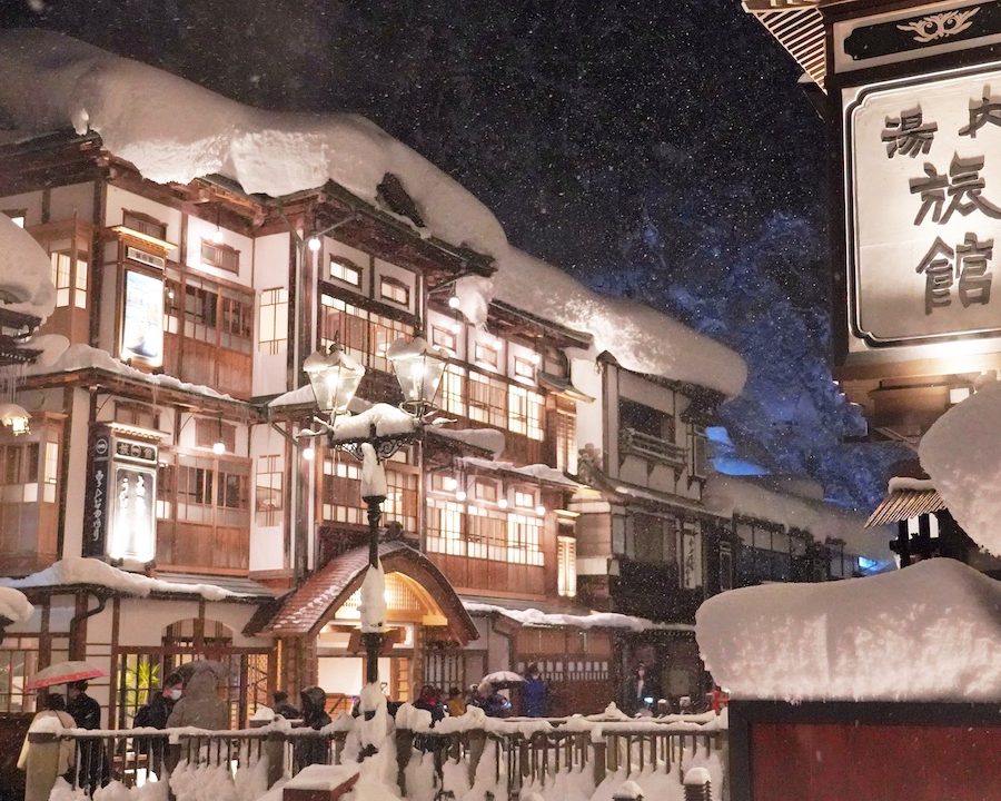 Twilight Tour from Tendo Onsen to Ginzan Onsen