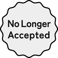No longer accepted